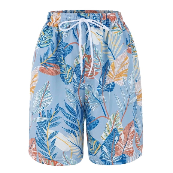 Aayomet Womens Workout Shorts Womens Casual Short Comfy Drawstring Elastic Waist Summer Pocketed Shorts,Blue L