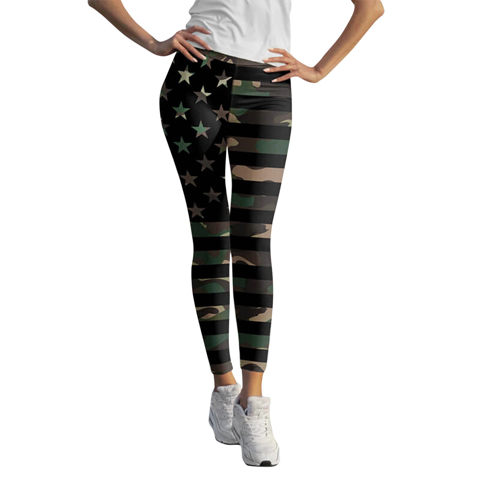 Aayomet Womens Yoga Pants Petite Women's Plus Size Stretch Cotton Fold Over  Waist Flare Leg Yoga Pants,Gray M 