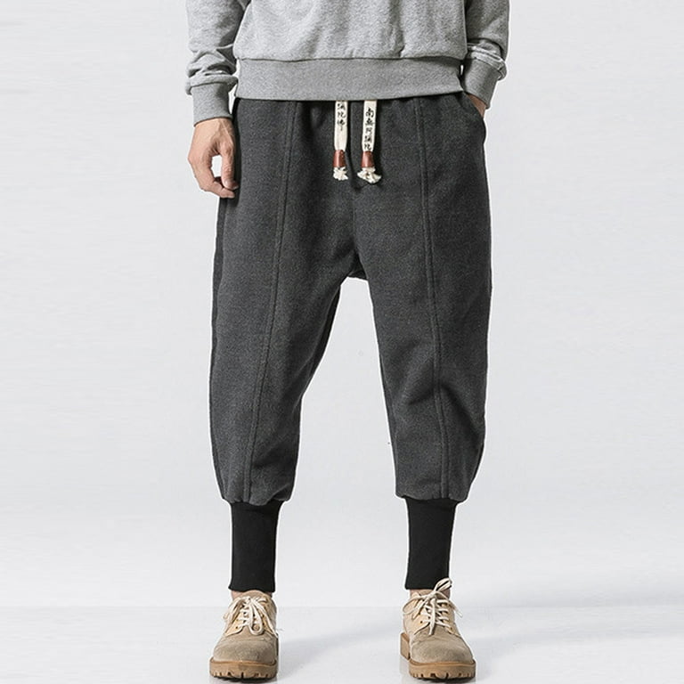 Aayomet Sweatpants For Men Jogger Mens Fashion Joggers Pants - Sweatpants  Trousers Cotton Cargo Pants Mens Long Pants,Black 5XL 