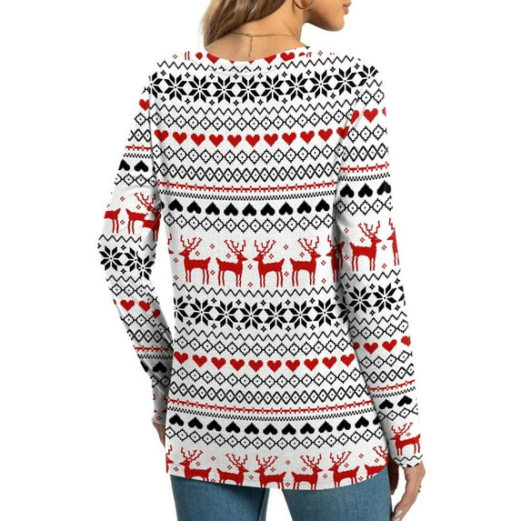 Aayomet Workout Tops Pocket Shirts for Women Casual Loose Fit Tunic Top Comfy Cute Sweatshirts Long Sleeve,White XXL