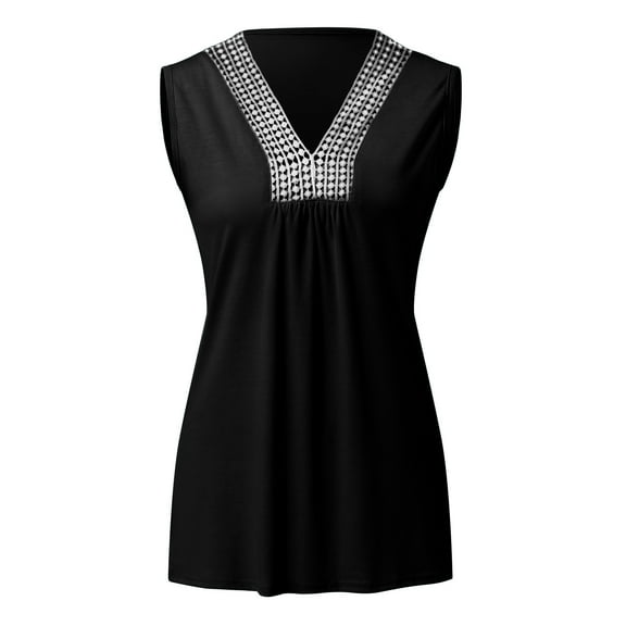 Aayomet Workout Tops Tank Top for Women Summer Halter Tops Pleated Sleeveless Cami Shirts,Black XL