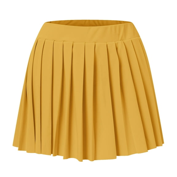 Aayomet Y2k Skirt Women's Bodycon Pencil Skirt with Belt Solid Color -Wrapped,Yellow S