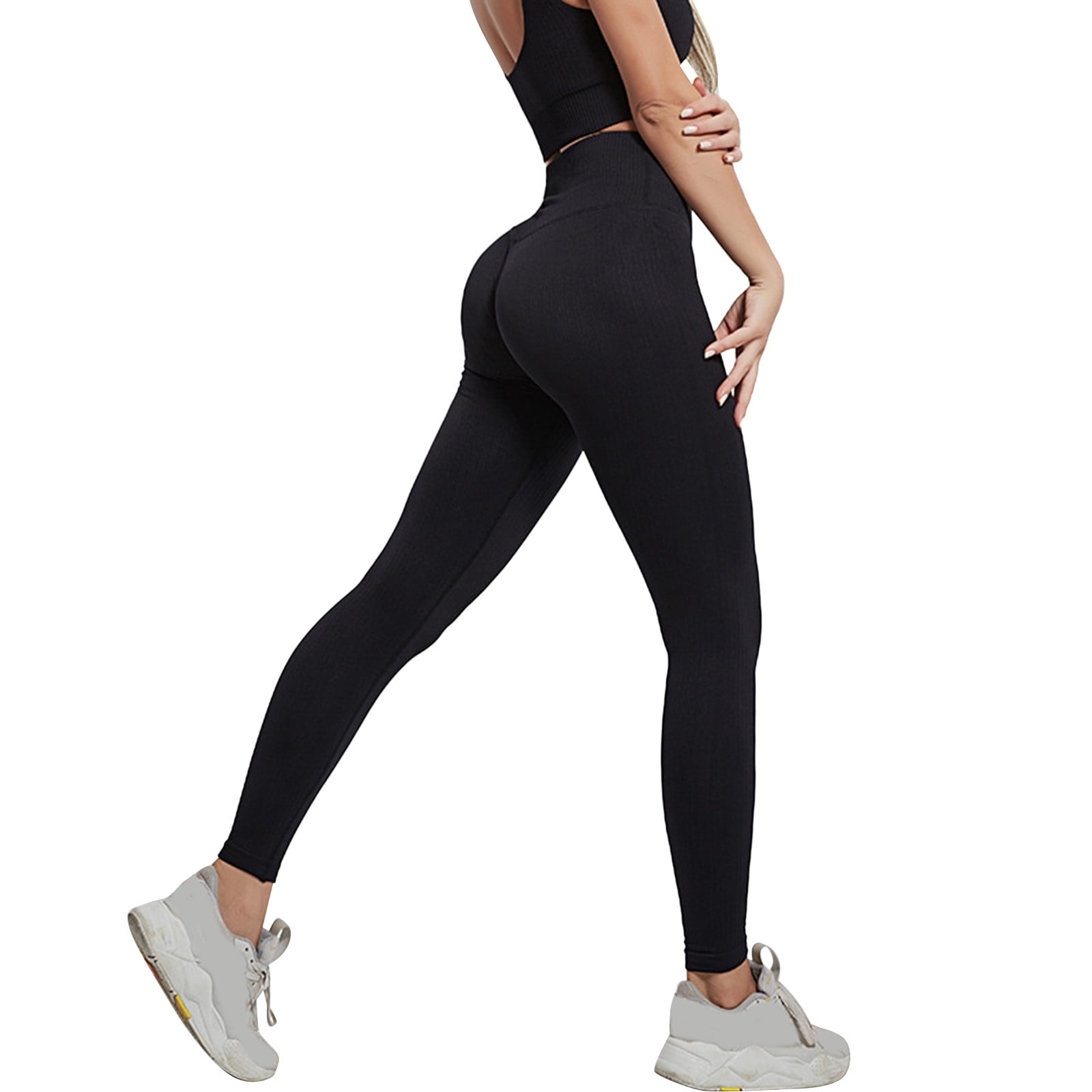 Aayomet Yoga Pants For Women Bootcut Women's Mesh Yoga Pants with 2  Pockets, Non See-Through High Waist Tummy Control 11 Way Stretch Leggings, Black M 