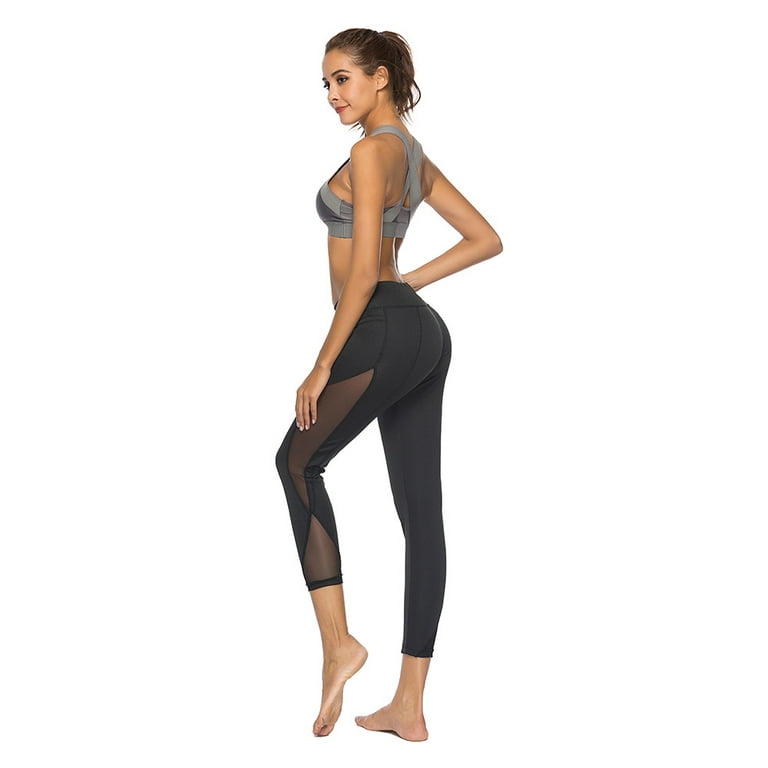 Women Bootleg Yoga Pants V Crossover High Waisted Flare Workout Pants  Leggings