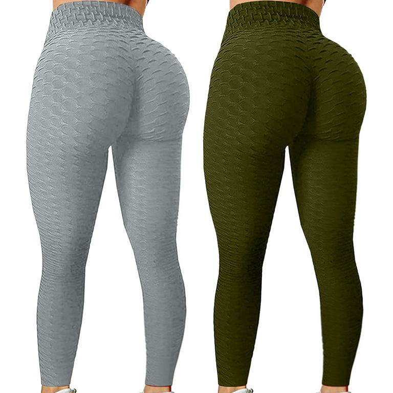 Aayomet Yoga Pants For Women Women's Yoga Pants High Waist 7/13 Length  Leggings Tummy Control Non See-Through Workout Sport Running  Pants,Multicolor