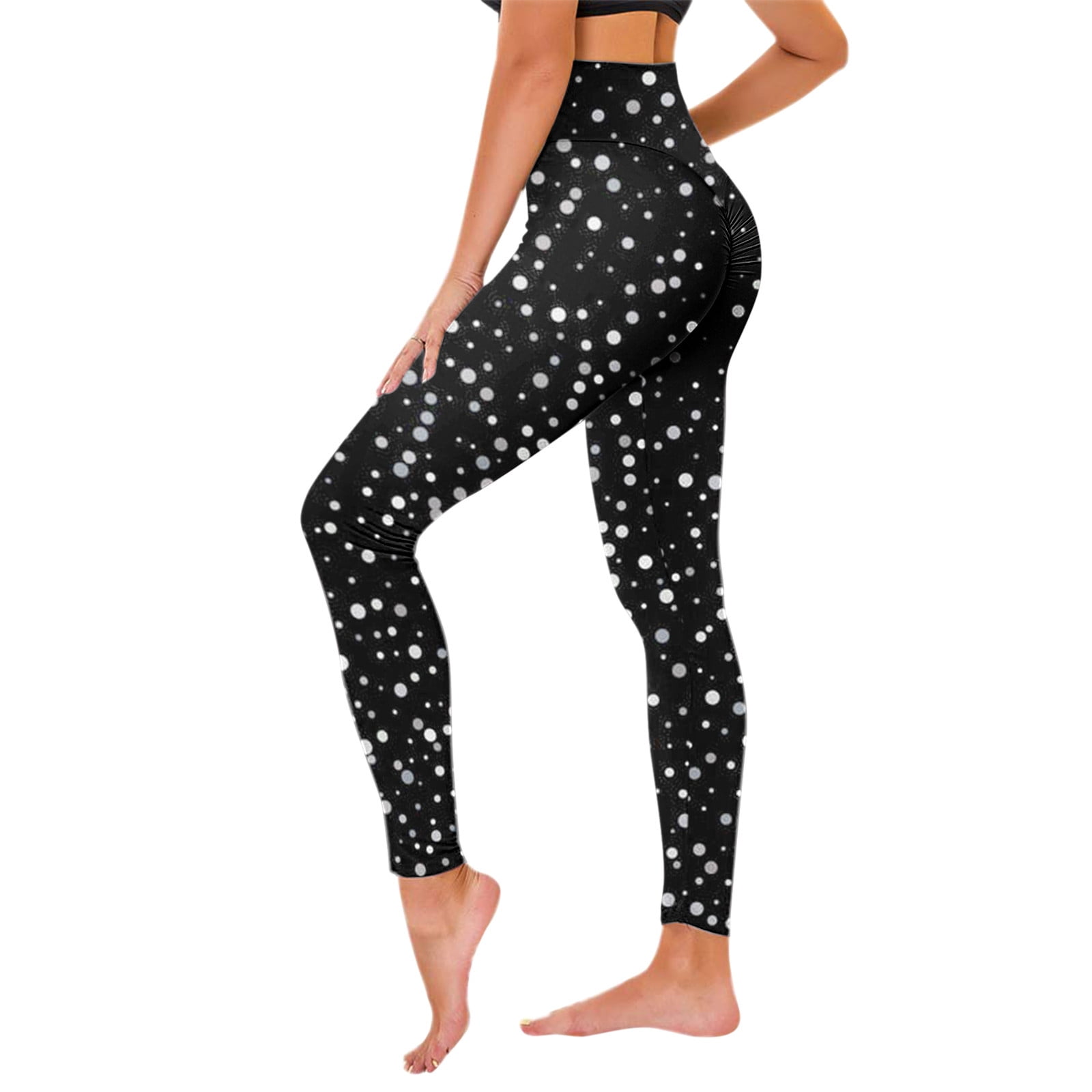 Aayomet Yoga Pants Women Pants Pants Print Pilates For Yoga Leggings  Control Booty Running Workout Women's Yoga Tummy,Black XL 