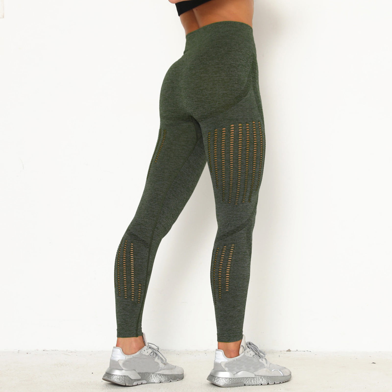 Aayomet Yoga Pants Women Up Legging Yoga Running Push Pant Tight Casual Yoga  Stretchy Women Sport Yoga Pants,Army Green L 