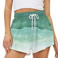 thumbnail image 1 of Aayomet Yoga Shorts For Women Women High Waist Stretch Shorts Vintage Button Sailor Shorts,Green S, 1 of 4