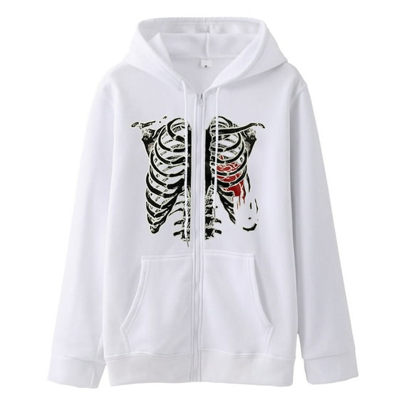 Aayomet Zip Up Hoodie Women Women's Drawstring Color Block Hoodie Tops Long sleeves Casual Loose Tunic Pullover Lightweight Sweatshirts,White M