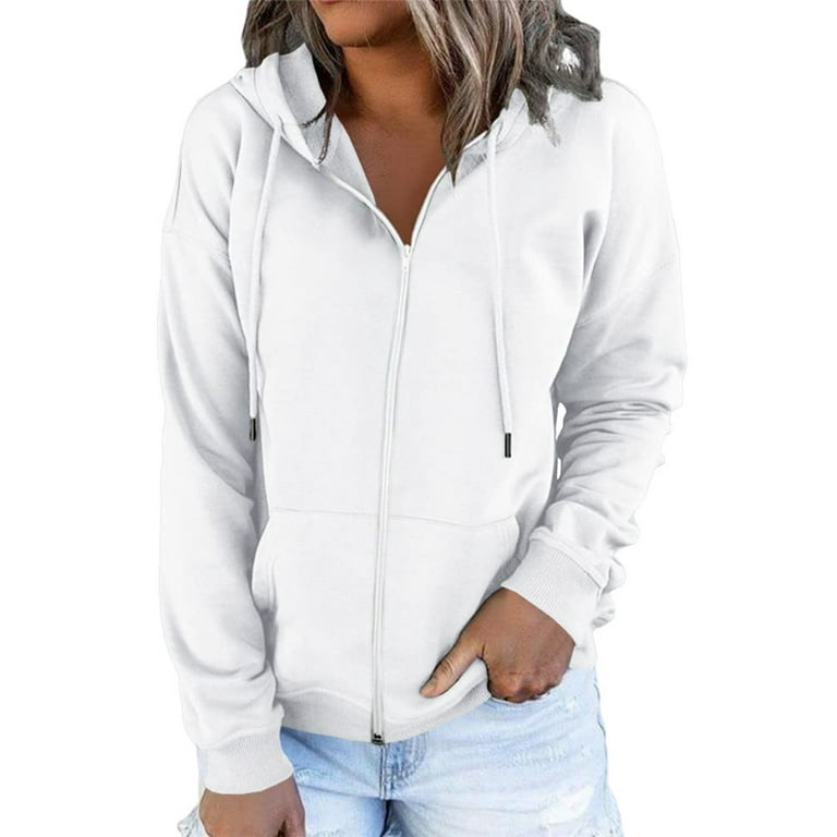 Aayomet Zip Up Hoodie Women Womens 2023 Hooded Button Collar