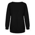 thumbnail image 1 of Aayomet womens fall fashion 2023 Women's Los Angeles California Oversized Batwing Long Sleeve Sweatshirts Crewneck Pullover Tops,Black S, 1 of 5