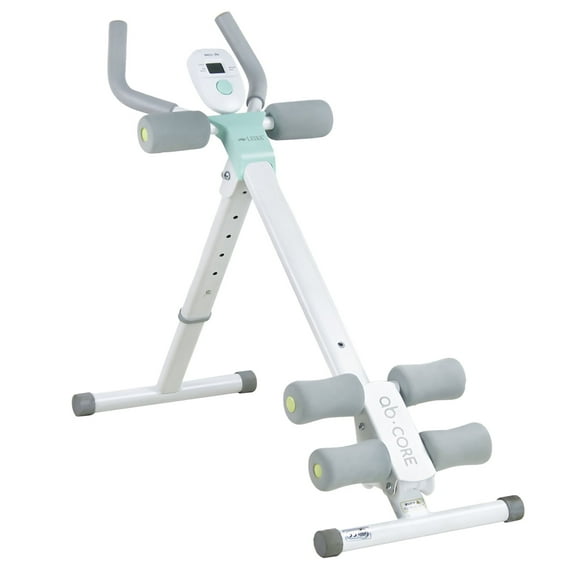 Ab Abdominal Exercisers Machine Cruncher Trainer Gym Home Fitness Workout Equipment with LCD Monitor AB9300 Green