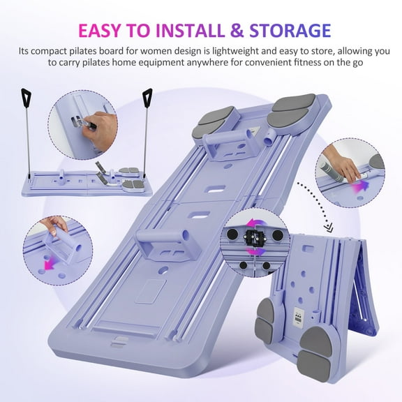 Purple PP Ab Board for Home Use - Full Body Strength Training