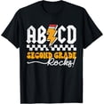thumbnail image 1 of Ab Cd Second Grade Rocks 2Nd Grader Teacher Boys Girls T-Shirt Unisex S-5XL Hot Trending Shirt, Vintage Birthday Gift, 1 of 2