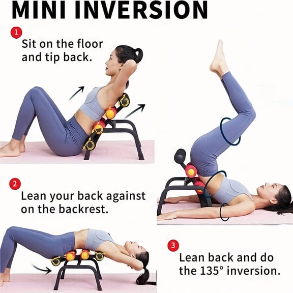 Ab Coaster Machine, Adjustable Ab Trainer Equipment for Abs Workout At Home Gym, Squat Machine, Pull Up, Push Up Machine, Mini Inversion Table