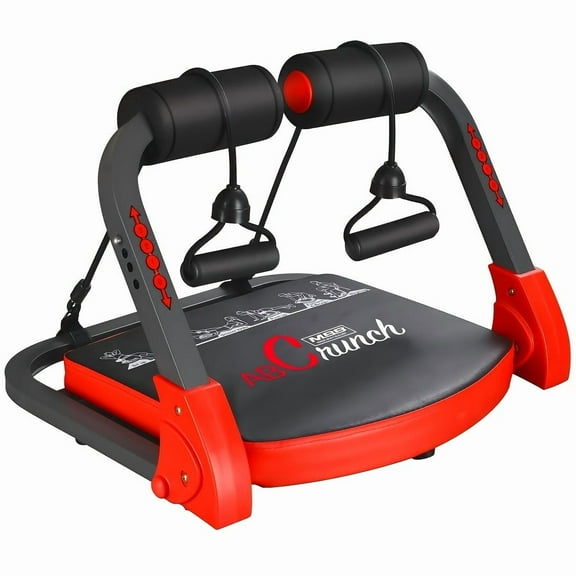 Ab Crunch Equipment For Home Gym, Push Up&Sit Up Machine With ResistanceBands, Christmas Gift Fitness Equipment, Without Battery