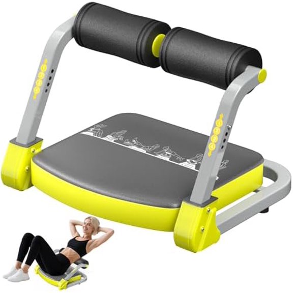 Ab Crunch Machine, Ab Workout Equipment for Home Gym with Adjustable Resistance, Ab Trainer for Stomach and Sit Up Exercise$$Sport & Recreation Other