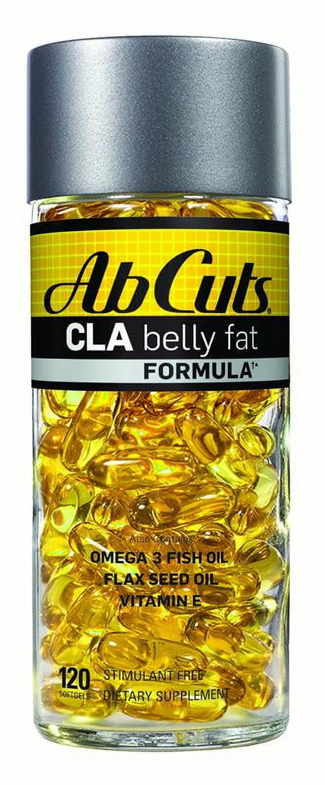 Ab Cuts CLA Belly Fat Formula Weight Loss Softgels, 120 Ct