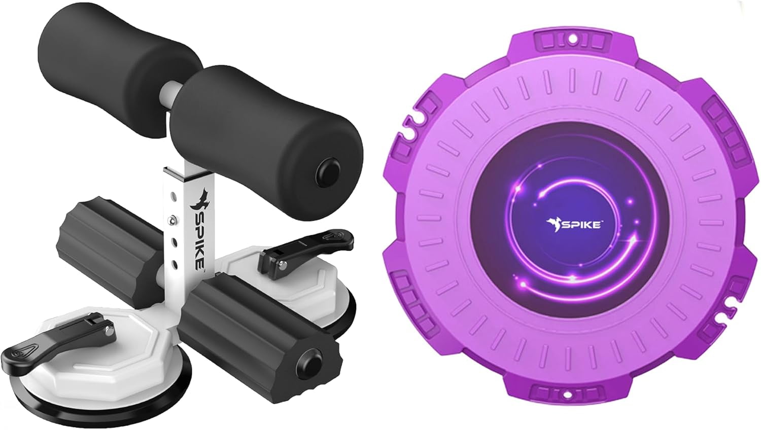 SPIKE Spike Tummy Trimmer Bande De Résistance Pour Exercices Abdominaux Pour Homme Et Femme Noir