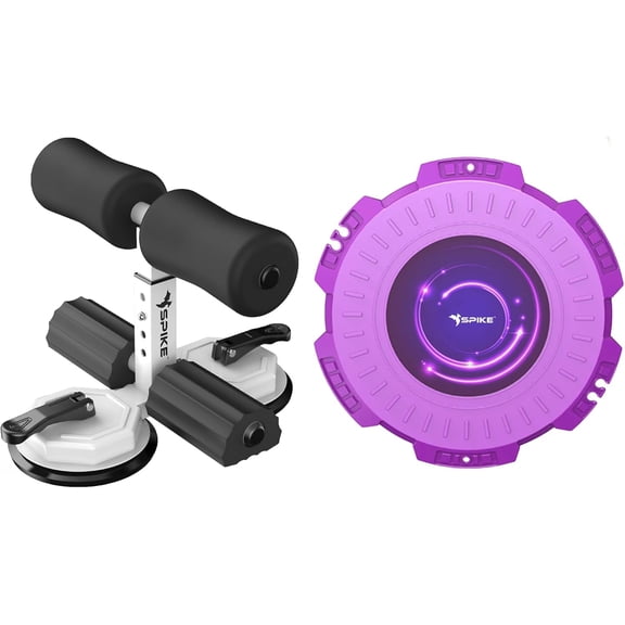 Ab Exercise with Double Suction Cup Sit-Up Bar for Abdominal Exercis Leg Muscle Training Arm Muscles Exercise Adjustable Ab Exercise for Men and Women || Spike Ab Exerciser + Spike Tummy Twister