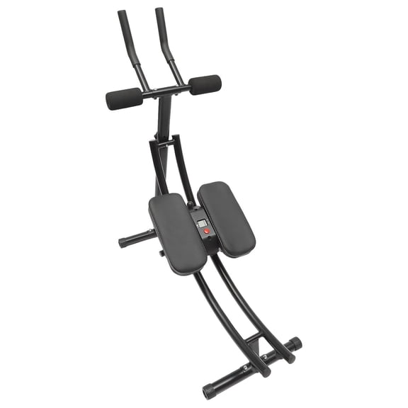 Ab Machine, Ab Trainer Abdominal Workout Machine with LED Monitor, Waist Cruncher Toner Shaper with 3 Level Gear Adjustable, Load Capacity 330lbs,Ab Workout Equipment for Home Gym Use