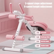 Ab Machine, Ab Workout Equipmen with LCD Data Display Screen, 5 Levels Height Adjustments Abdominal Trainer, Full Body Workout Abdominal Exercise Machine, Home Gym Exercise Equipment