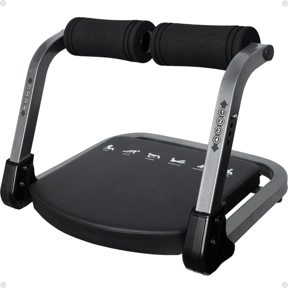 Ab Machine, Ab Workout Equipment for Stomach, Sit Up Exercise Equipment with 4 Adjustable Resistance Levels, Ab Trainer, Sit Up Machine for Home Gym Men & Women