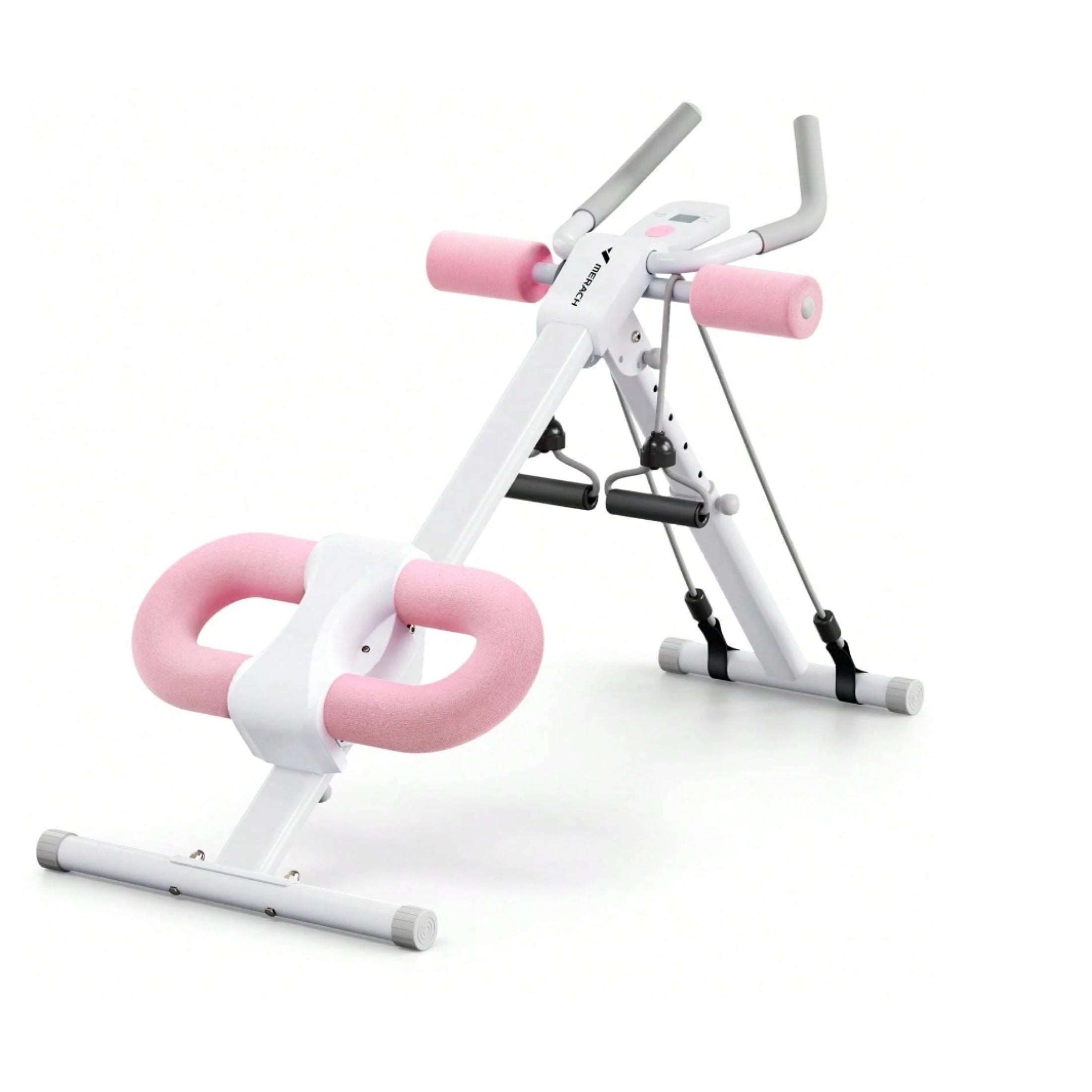 Ab Machine, Adjustable Ab Trainer For Core Workout At Home, Foldable, Knee Support, Abdominal Exercise Machine For Home, Core Training System