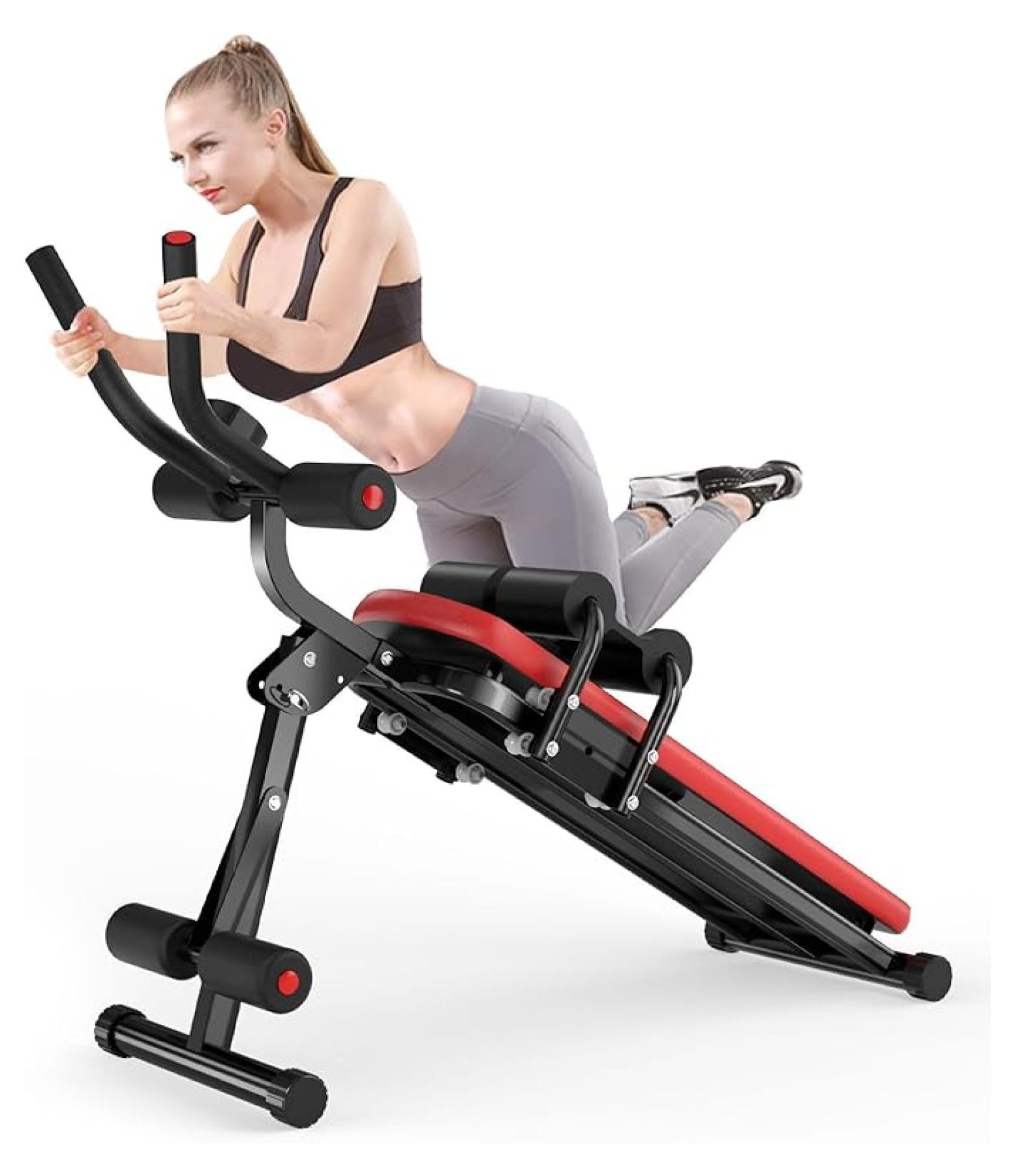 Ab Machine, Adjustable Ab Workout Abdomen Trainer for Stomach Workout ...