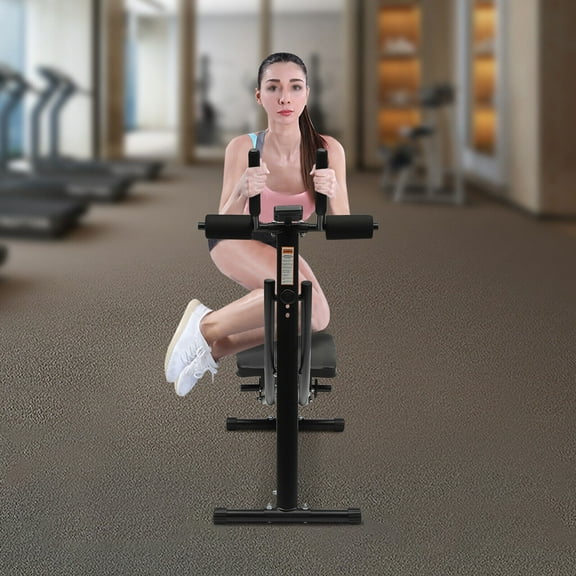 Ab Machine Coaster Abdominal Crunch Trainer Sit up Bench Ab Workout& LED Display