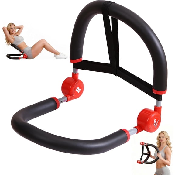 Ab Machine, Core & Sit Up Exercise Equipment for Office Home Gym, Ab Workout Equipment for Stomach Workout, 3 Resistance Levels, Automatic Rebound, 10 in 1 Ab Trainer Machine