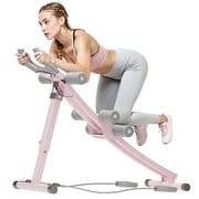 Ab Machine, Foldable Ab Trainer, Strength Training Crunch Trainer Adjustable for Core Workout & Fitness