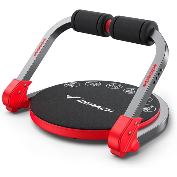 Ab Machine, Sit Up Exercise Equipment with 3 Adjustable Resistance Levels, Automatic Rebound Ab Crunch Machine for Core Workout, Ab Workout Equipment for Stomach