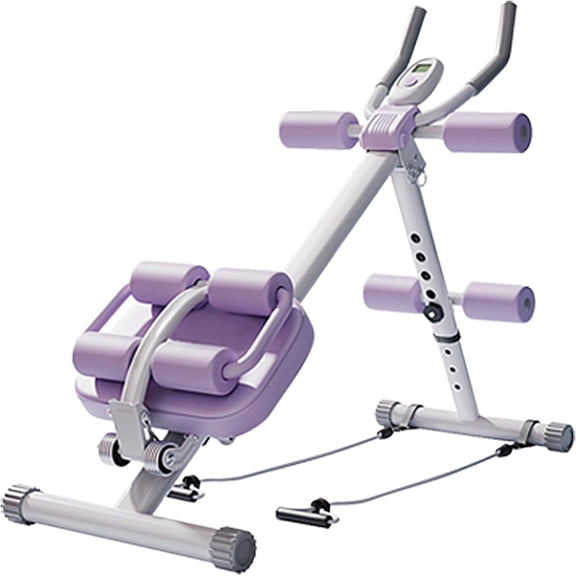 Ab Machine for Stomach Workout: Adjustable Ab Trainer for Home Exercise - Abdominal Core Machine Abs Crunch Machine Foldable Stomach Exercise Equipment For Women