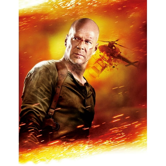 Ab Posters Live Free Or Die Hard Mini Poster Bruce Willis 11Inx17In Mini Poster 11x17 Poster Color Category: Multi, Unframed, Ages: Adults, Rectangle