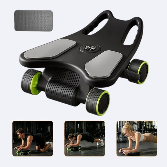 Care Work Out Machine Ab Roller with Elbow Support, Ab Roller Board Core Workout Machine with ...
