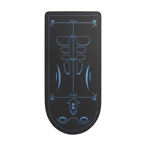 Ab Roller Mat with Precision Alignment Marks - Fitness Knee Pad with Anti-Slip Design for Men's Core Training, Home Gym Workouts, Abdominal Exercise Sessions