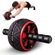 Ab Roller Wheel - Core & Chest Muscle Training Wheel, Abs Workout Equipment, Fitness Equipment for Home Gym, Wider Ab Machine with Knee Pad Accessories