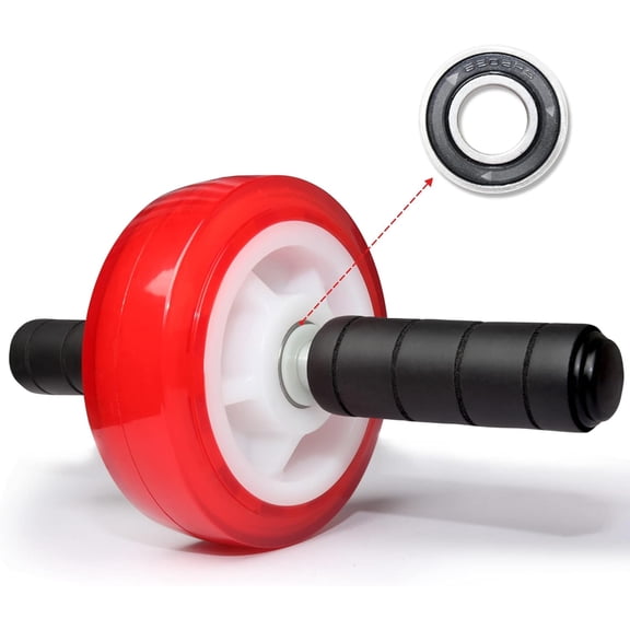 Ab Roller Wheel, Core Exercise Equipment - 880 lbs Weight Capacity, No Noise Ab Wheel for Home Gym Workout