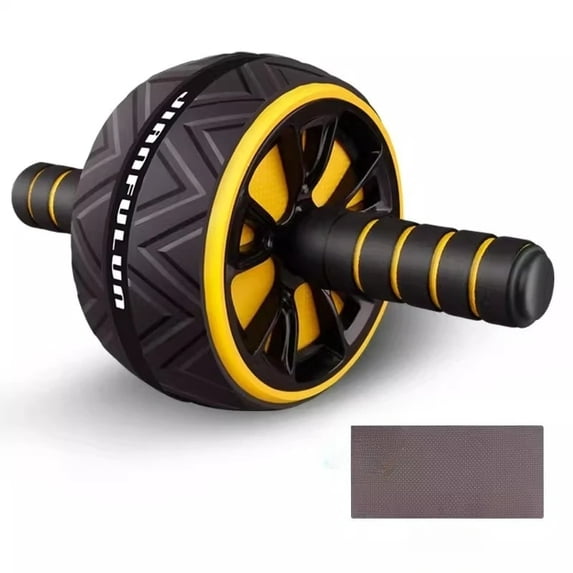 Exercise Wheel 4 Ab Roller Wheel Non-Slip Abdominal Training Roller Core Workout Home ...
