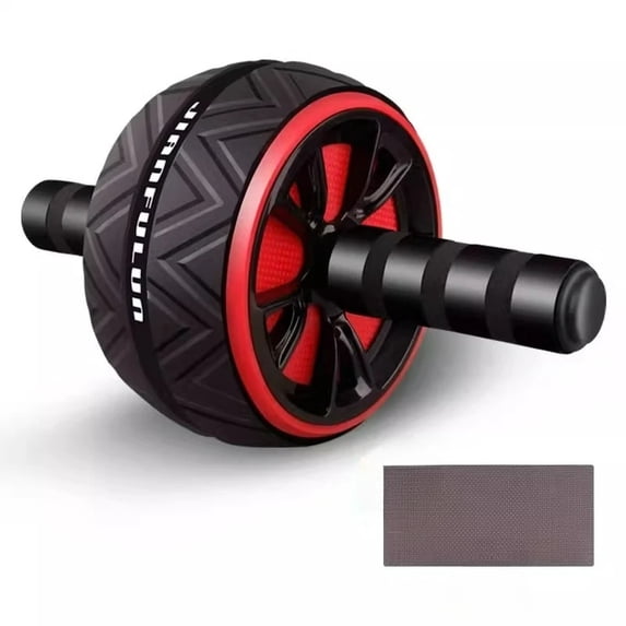 Exercise Wheel 4 Ab Roller Wheel Non-Slip Abdominal Training Roller Core Workout Home ...