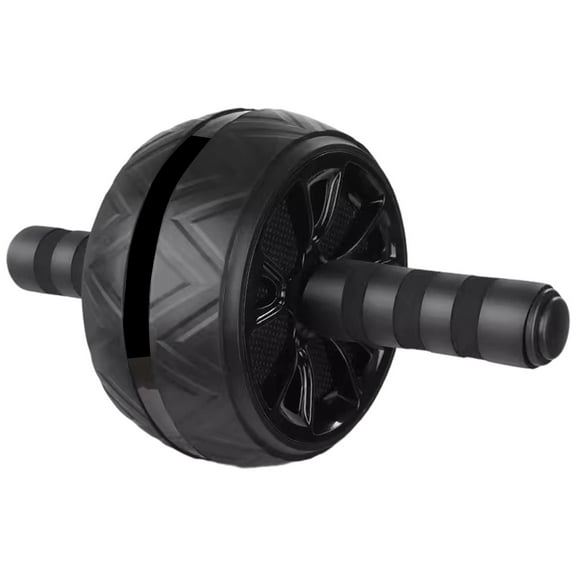 Ab Roller Wheel for Abs Workout - Core Strength Training Equipment for Home Gym with Knee Pad, Abdominal Exercise Wheel for Men and Women(Black)