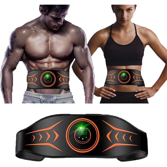 Ab Stimulator Belt,Fitness Belt-Fda Cleared,Best Ems Ab Stimulator,Enscul Vital Flex Core Ab Stimulator,For Man Woman Orange