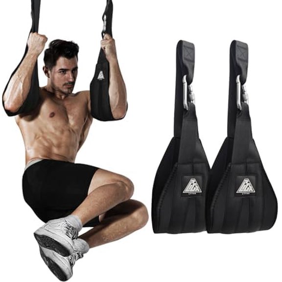 Ab Straps for Pull Up Bar: Hanging Abdominal Ab Sling Straps for Arm Pull up Workout Support for Training Knee and Leg Raises at Home & Gym$$Sport & Recreation Other