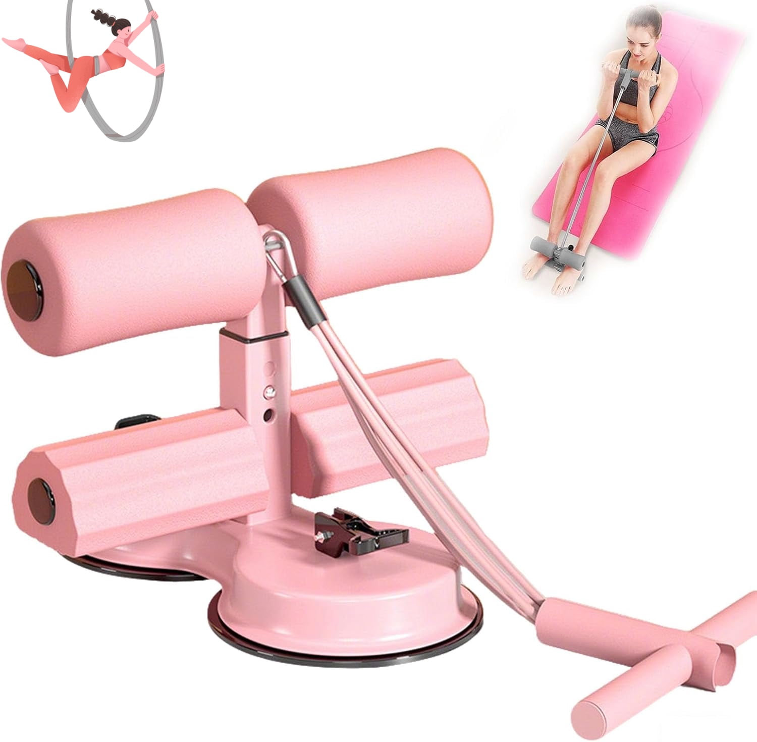 Ab Training Auxiliary Device, 2025 New Double Suction Cups Trainer ...