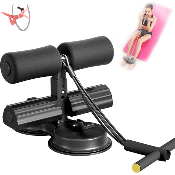 Ab Training Auxiliary Device, 2025 New Double Suction Cups Trainer Equipment, Three Levels of Height Adjustment, Multi-functional Adjustable Ab Trainer Equipment with drawstring, Fitness for Home Gym