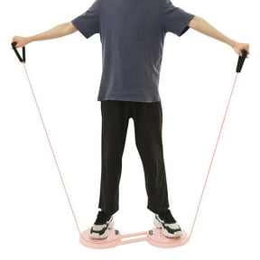 Ab Twister Board, Waist Twister Machine Resistance Bands & LCD Display, Adjustable Waist Twisting Disc for Core Workout, Balance Training & Full Body Exercise, Non-Slip, 220 lb Capacity(Pink)