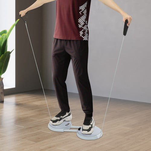Ab Twister Board for Exercise Waist Twister Machine with Elastic Tension Ropes