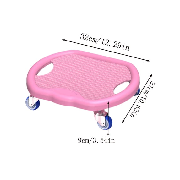 Ab Wheel Roller for Core Strength Training - Multi-Directional Gliding Disc for Abs, Back, and Legs - Non-Slip Design with Knee Pads for Stability and Comfort