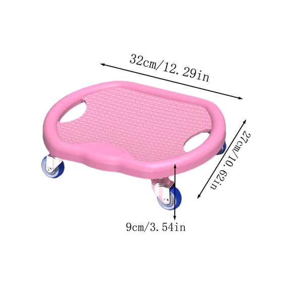 Ab Wheel Roller for Core Strength Training - Multi-Directional Gliding Disc for Abs, Back, and Legs - Non-Slip Design with Knee Pads for Stability and Comfort